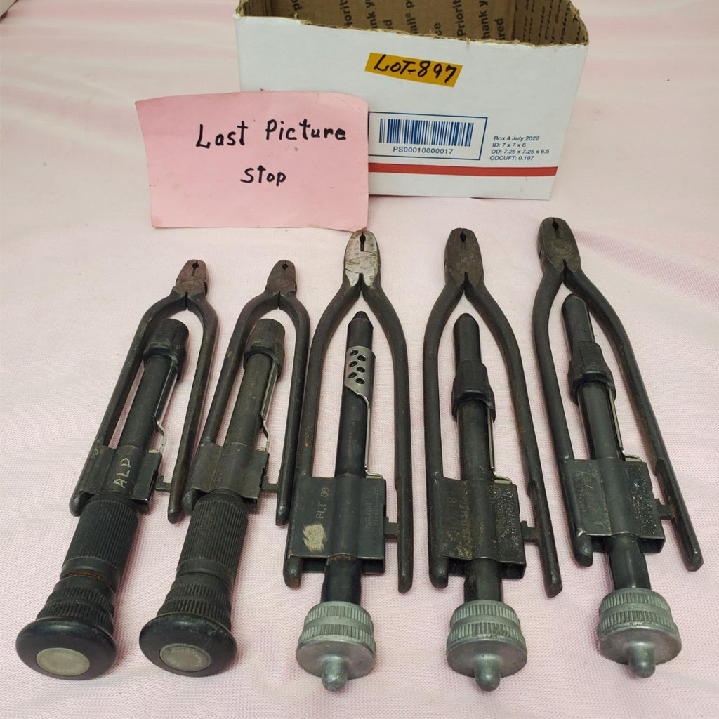Lot of 5 Reversible Safety Wire Twister Pliers LOT-897