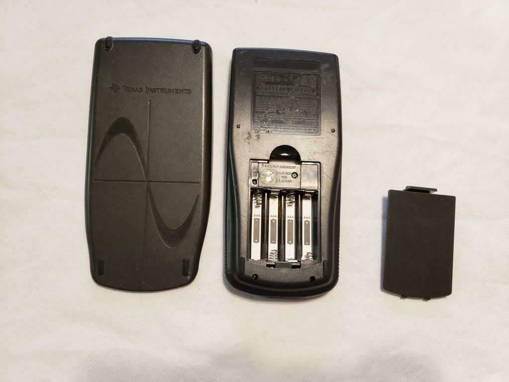Texas Instruments TI-83 Graphing Calculator Black W/ Slide Cover Tested Working