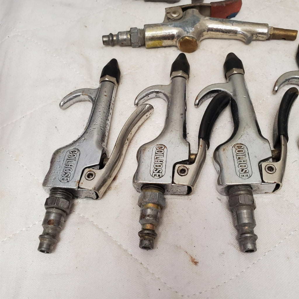 Lot of 8 Coilhose & Various Pneumatics High Pressure Air Blow Gun LOT-791