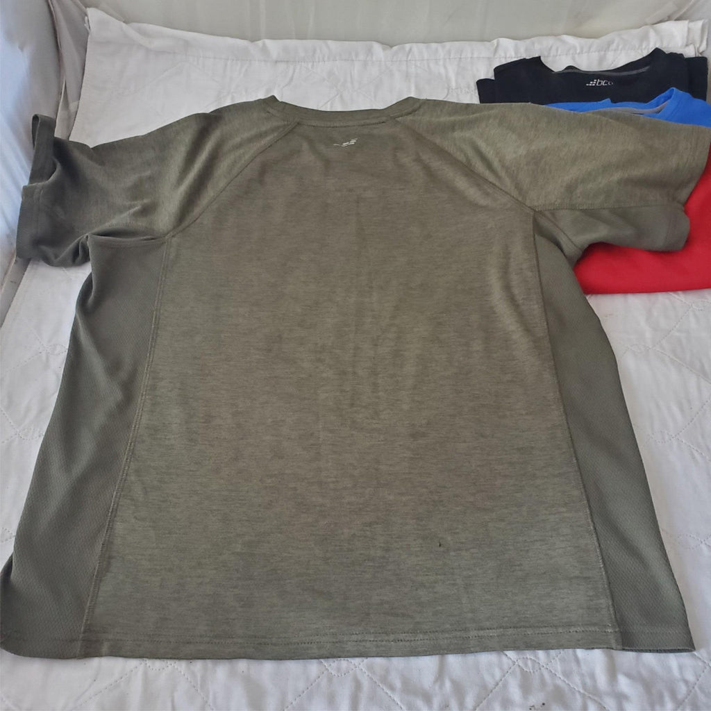 Lot of 4 Assorted Size M 38-40 Multi Brand Dry Fit Short Sleeve Shirt Men's 