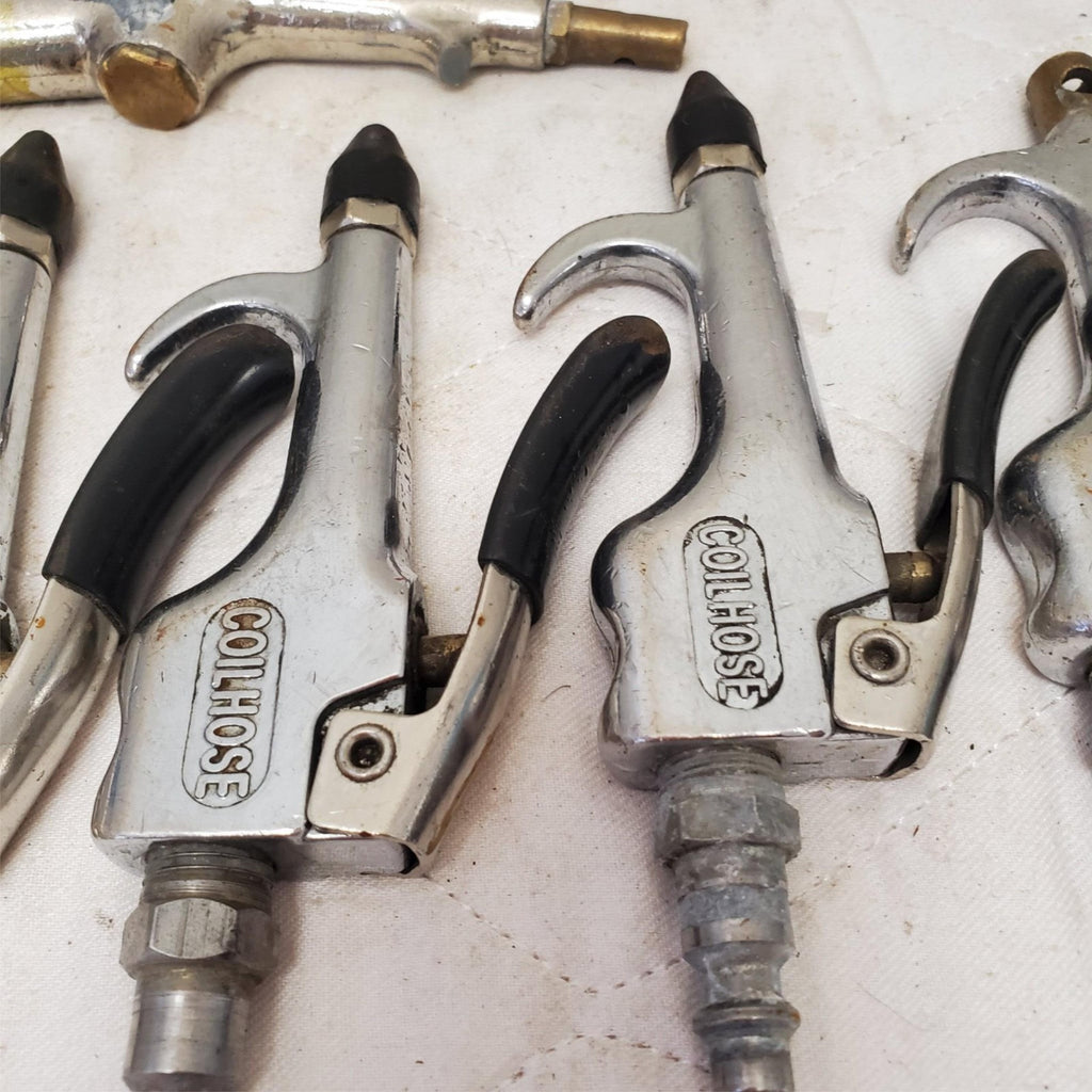Lot of 8 Coilhose & Various Pneumatics High Pressure Air Blow Gun LOT-791