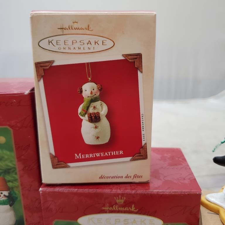 Vintage Hallmark Keepsake Merriweather, Race Down Main Street & More Ornament