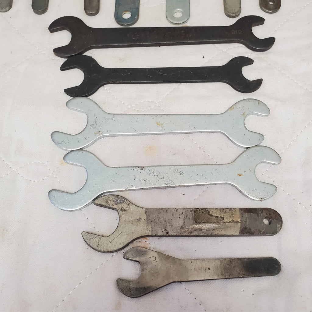 Lot of 13 Assorted Open End Spanner Wrenches Set LOT-805