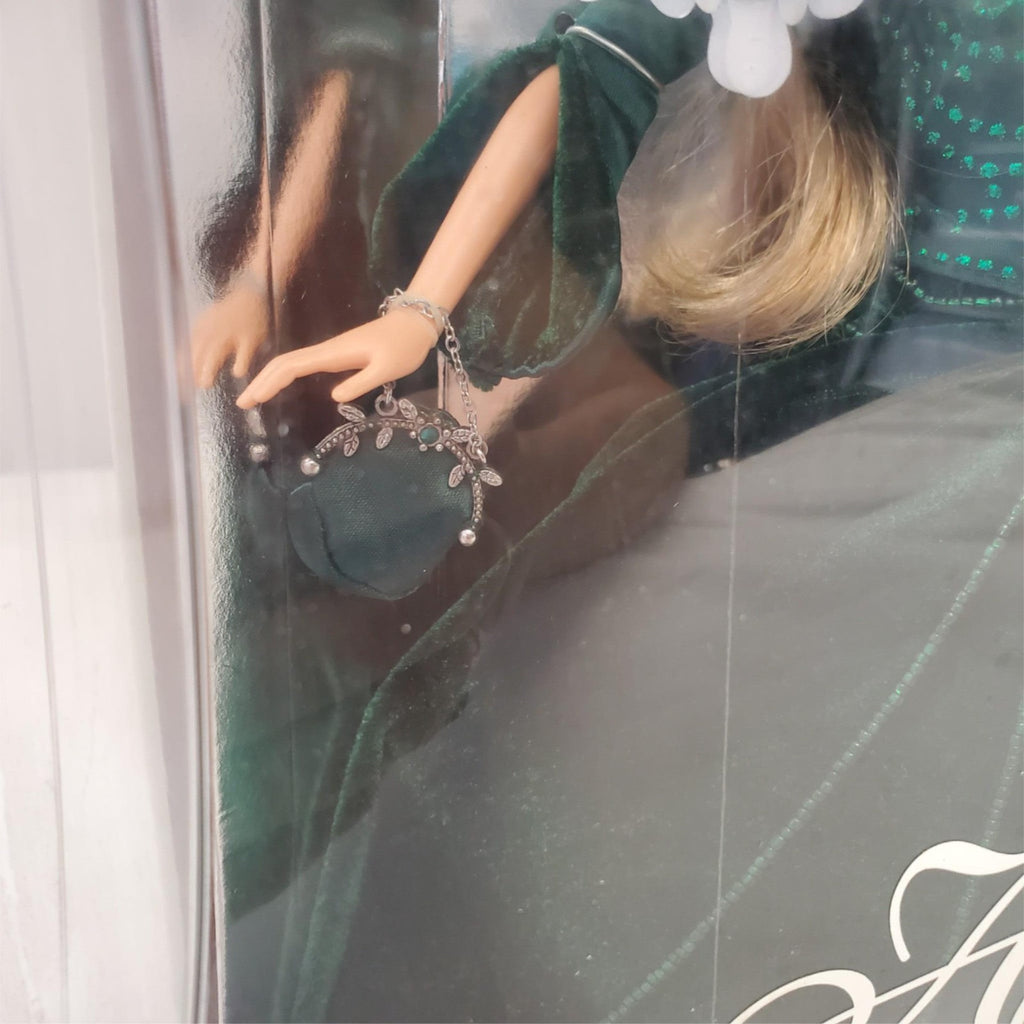 Barbie 2004 - Holiday Barbie Collector Doll - Mattel Blonde Green Dress