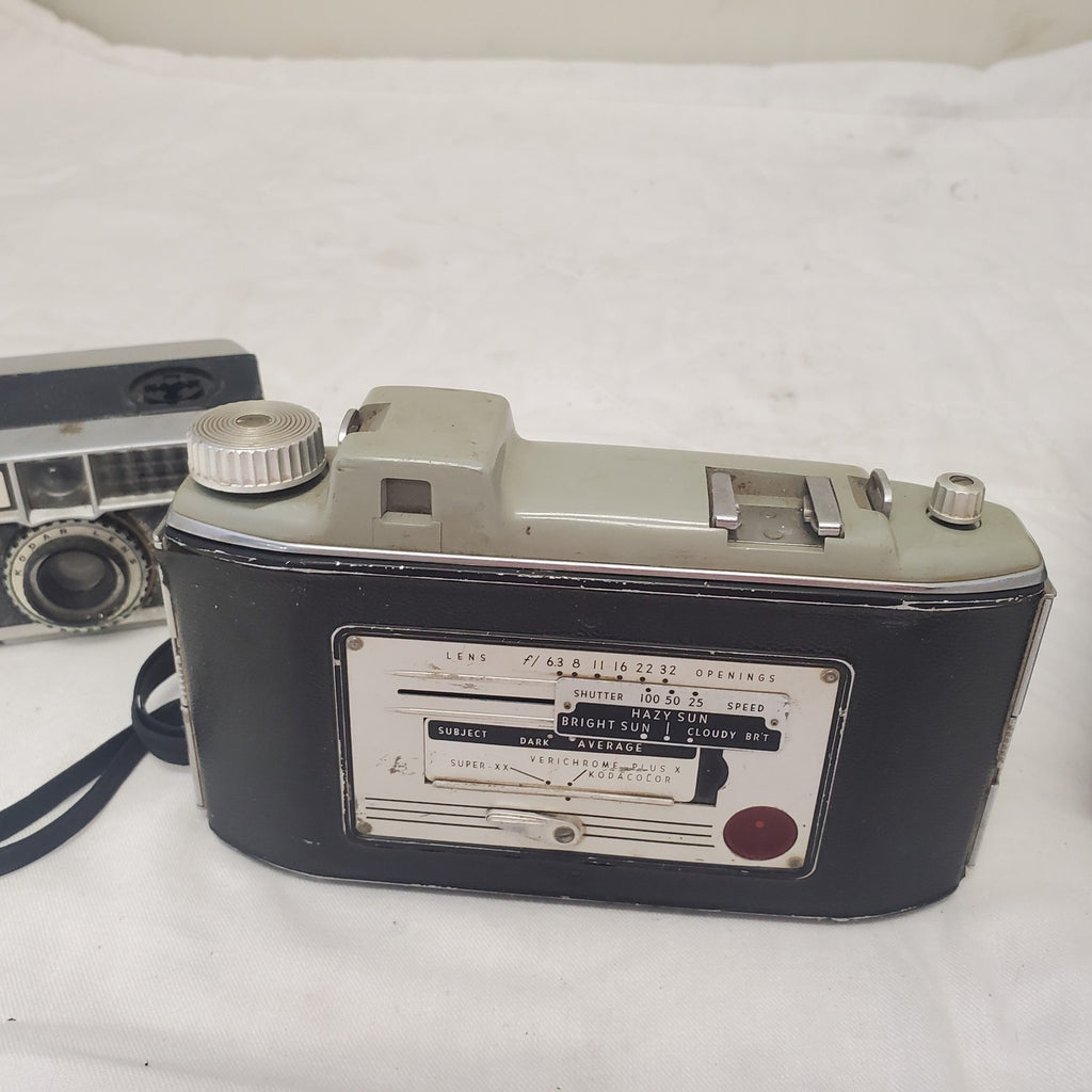 Lot of 3 Vintage Instamatic 304, Keytone 8 M.M & Kodak Tourist Camera