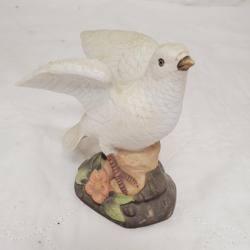 White Dove Ceramic Porcelain Figurine #2