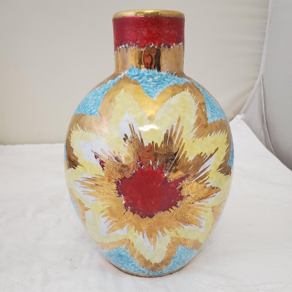 Glass Of Venice Murano Glass Vesuvio Vase