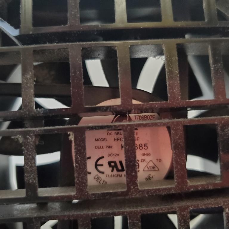 Dell Optiplex Cooling Fan Part No. CN-0MJ611-70821-77F-D0ET