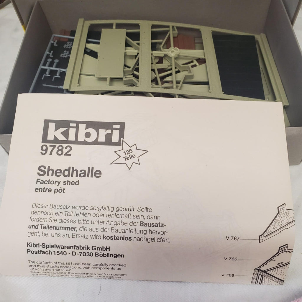 Lot of 4 Vintage HO Scale9784,9602,9782 Kibri Model Power Western Union Building
