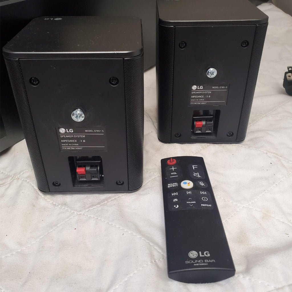 LG SL9YG Home Theater Sound System with Wireless Subwoofer and Surround Speakers