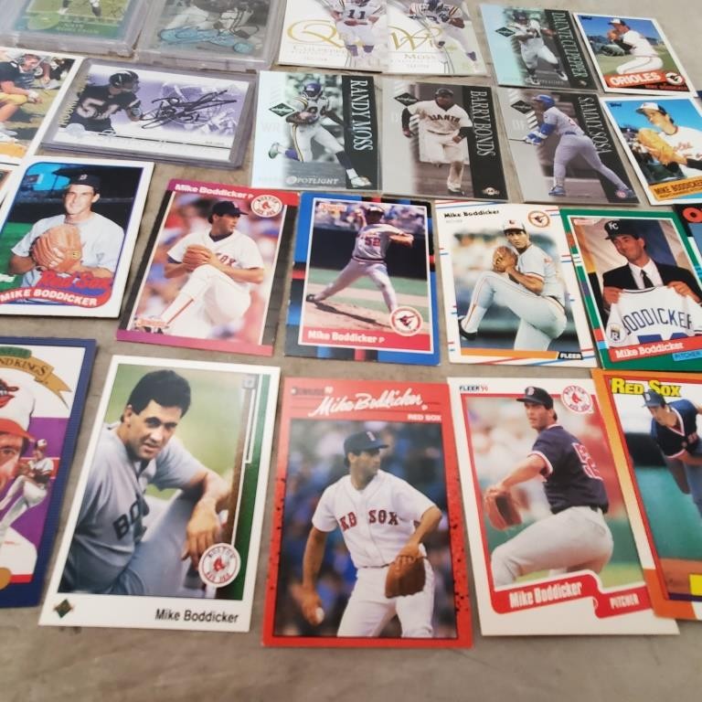Lot Vintage Orioles Fleer Mike Boddicker Baseball Cards