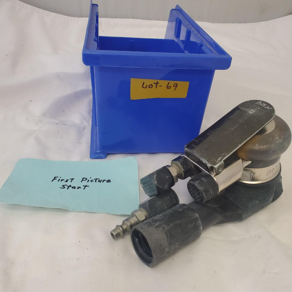 Clayton Pneumatic Jitterbug Random Orbit Air Palm Sander LOT-69