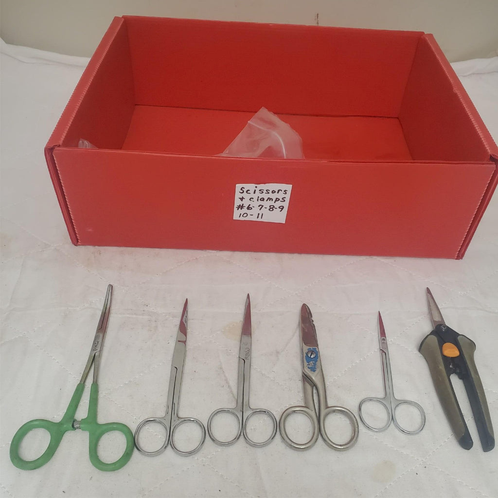 Lot of 6 Various type of Scissors & Pruning Snips #7