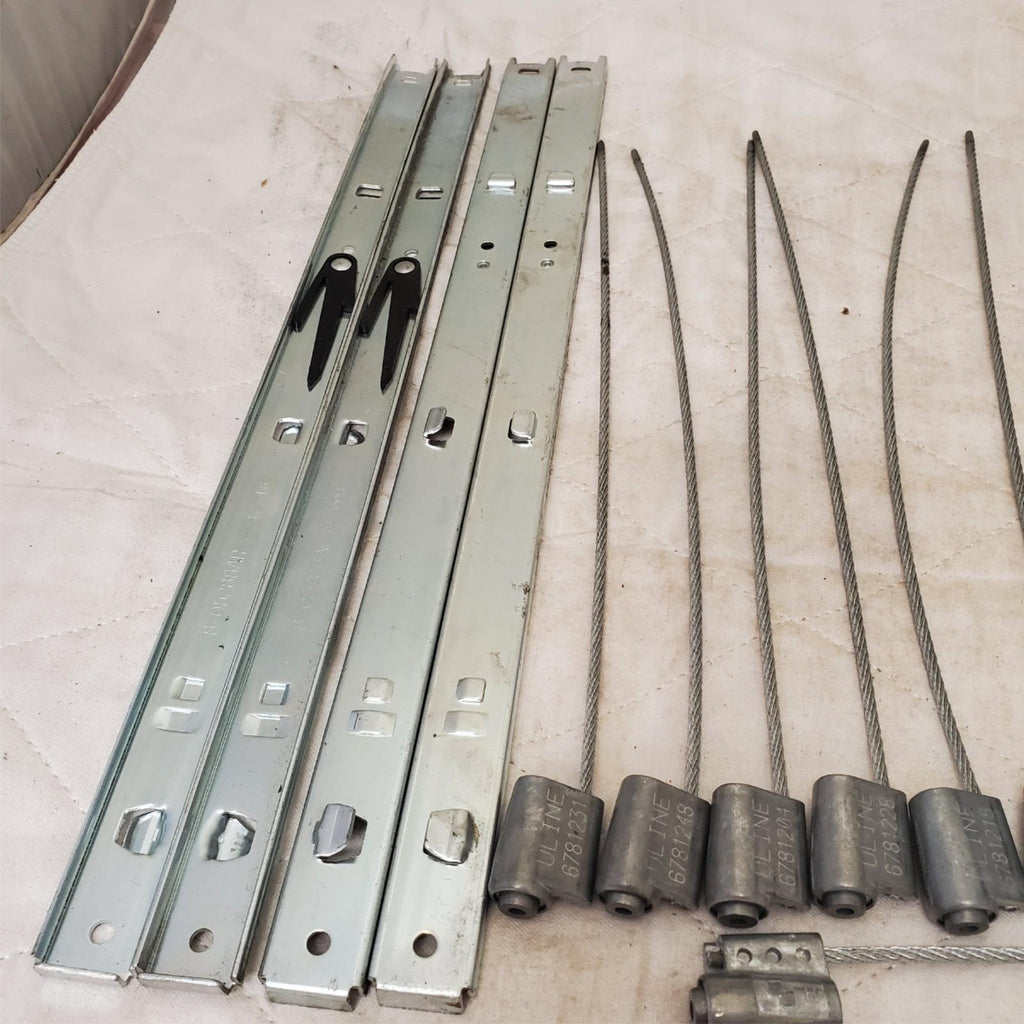 Lot of 29 Assorted Inner Outer Rail Rack Mount & Uline Cable Seal LOT198