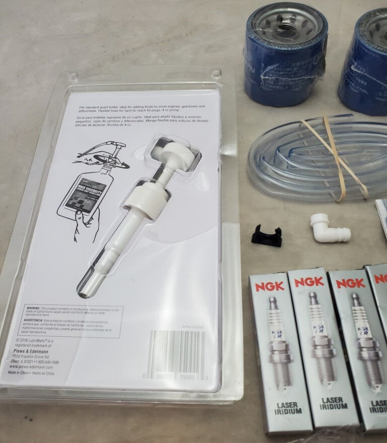 NGK Laser Iridium Spark Plug Oil Filter Black Idler Pulley ThreadLock Blue &More