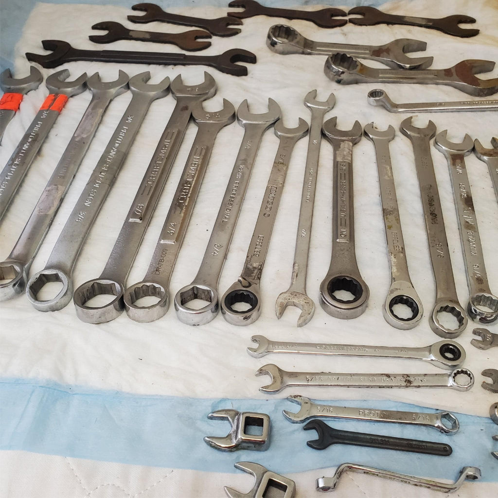 Lot of 56 Pieces Miscellaneous Assortment of Wrench Tools LOT149