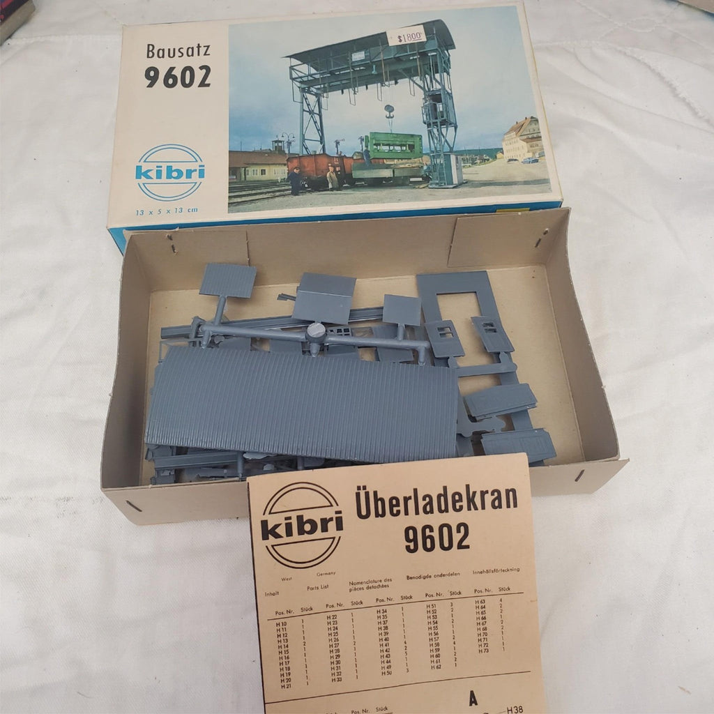 Lot of 4 Vintage HO Scale9784,9602,9782 Kibri Model Power Western Union Building