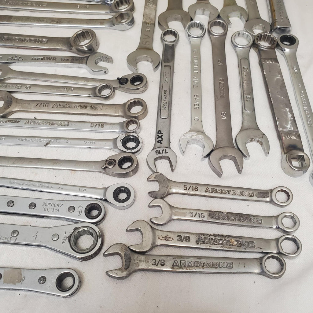 Lot of Assorted Matco, Kobalt, Armstrong and more Wrenches Set LOT-356