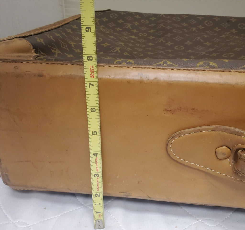 Rare Vintage Louis Vuitton Vachetta Leather Suitcase