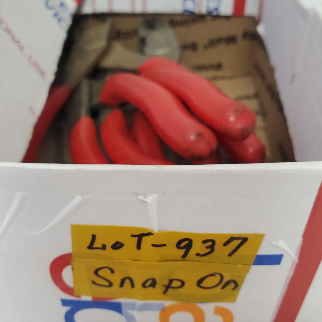 Lot of 5 Snap- On Diagonal Wire Cutter Snips Side Cut Nippers Pliers LOT-937