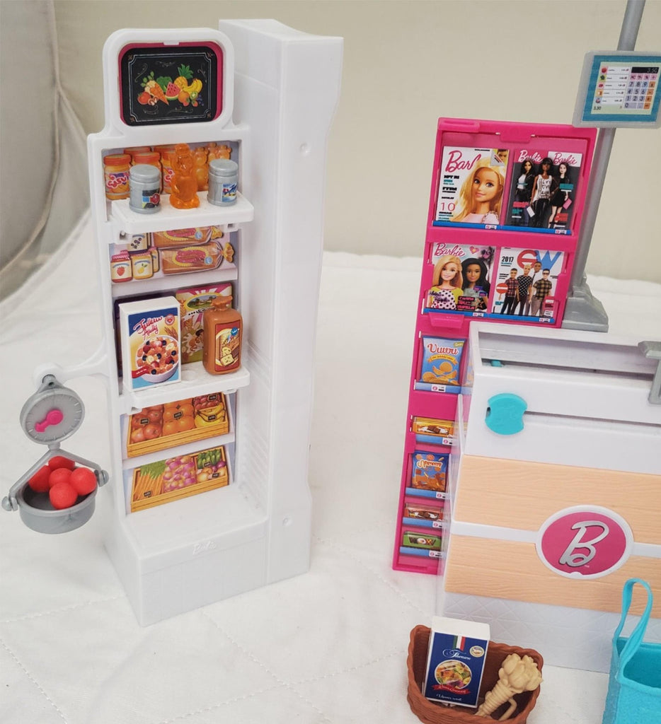 Mattel Barbie Doll Grocery Store Supermarket Playset