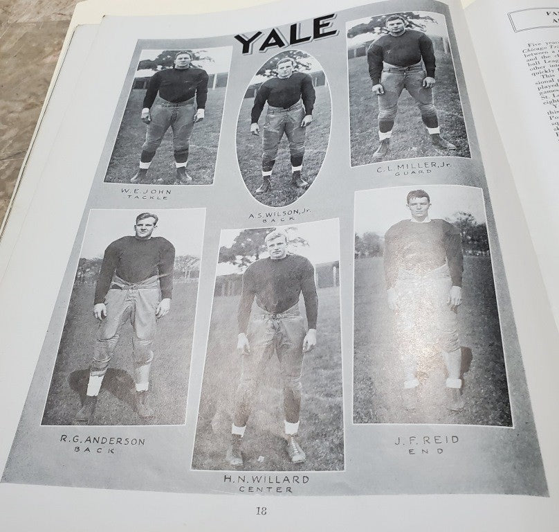 FOOTBALL Columbia vs. Yale GAME Official Program October, 1 1938