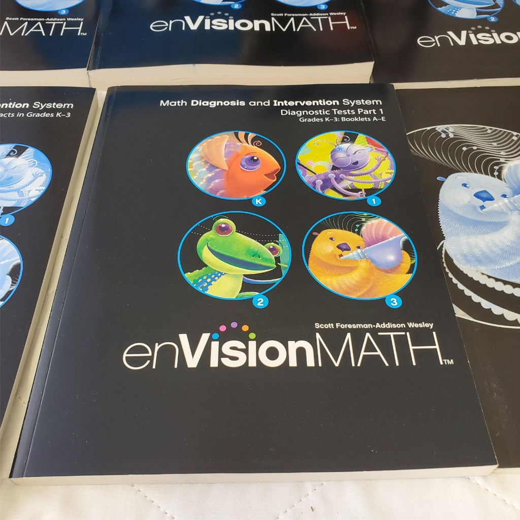 enVisionMath Common Core Math Diagnosis and Intervention System Part 1 Booklets