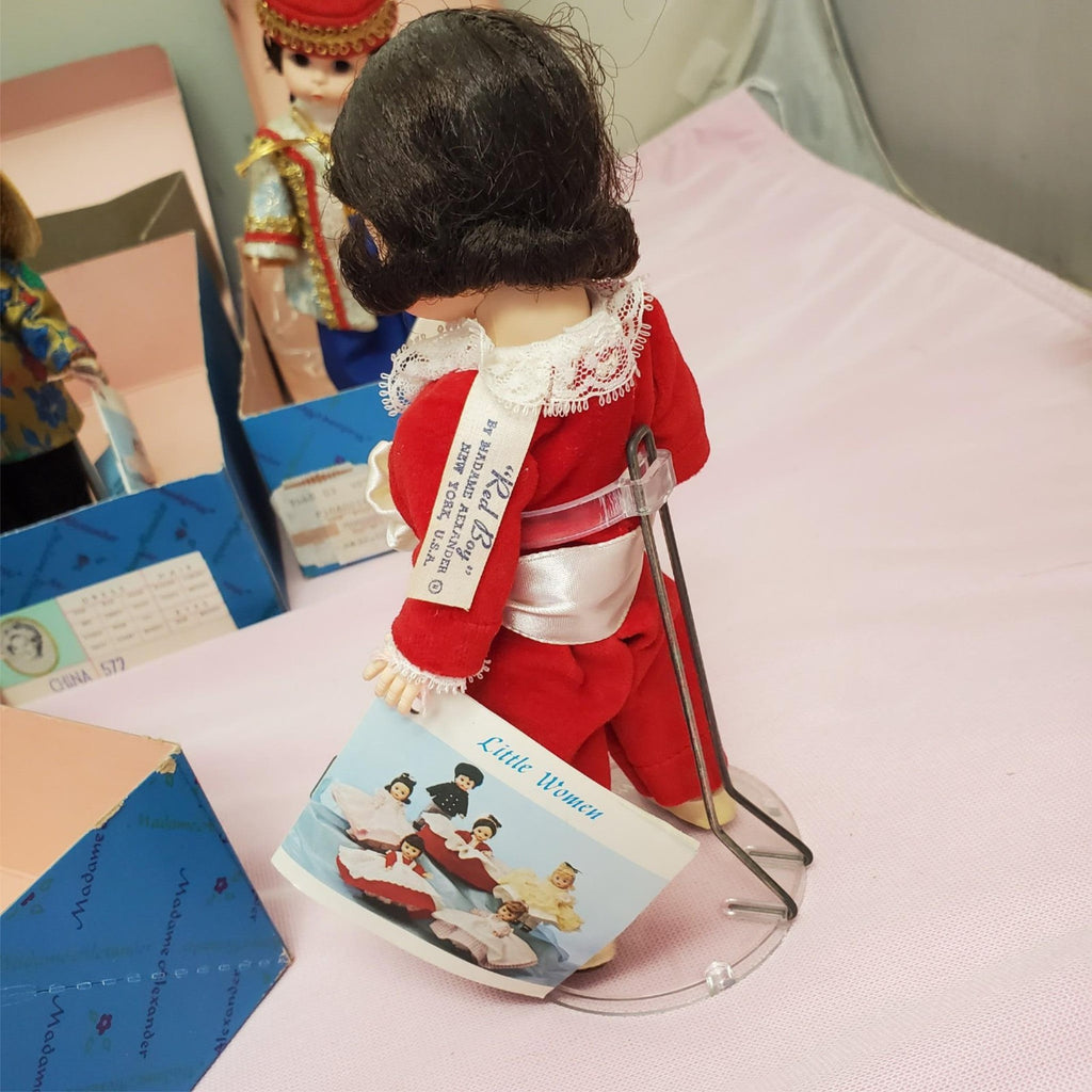 Set Of 4 Vintage Madame Alexander Miniature Showcase Series Dolls