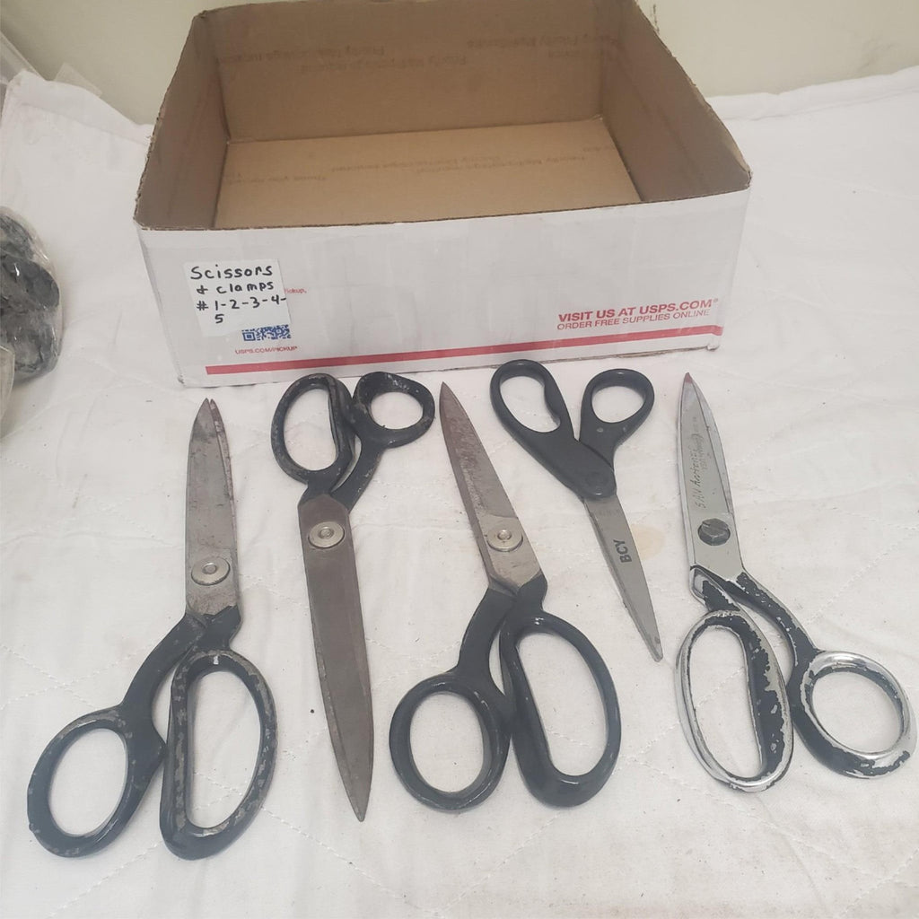 Lot of 5 Multi-Purpose Vintage Assorted Scissors