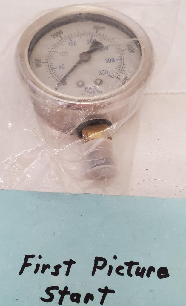 Liquid Filled 5000 PSI Stainless Steel Pressure Gauge