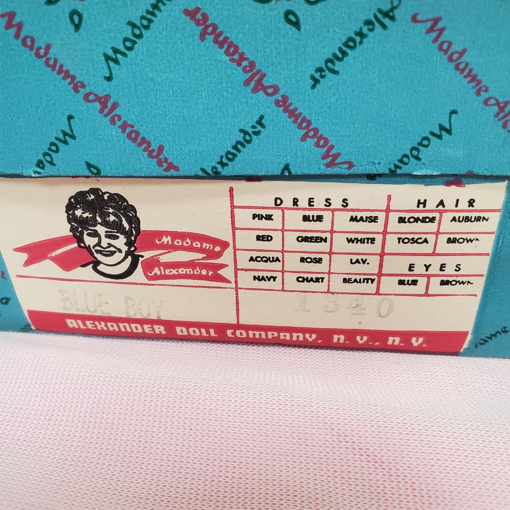 Madame Alexander #1350 Pinkie #1340 BlueBoy #1390 Lord Fauntleroy Dolls with Box