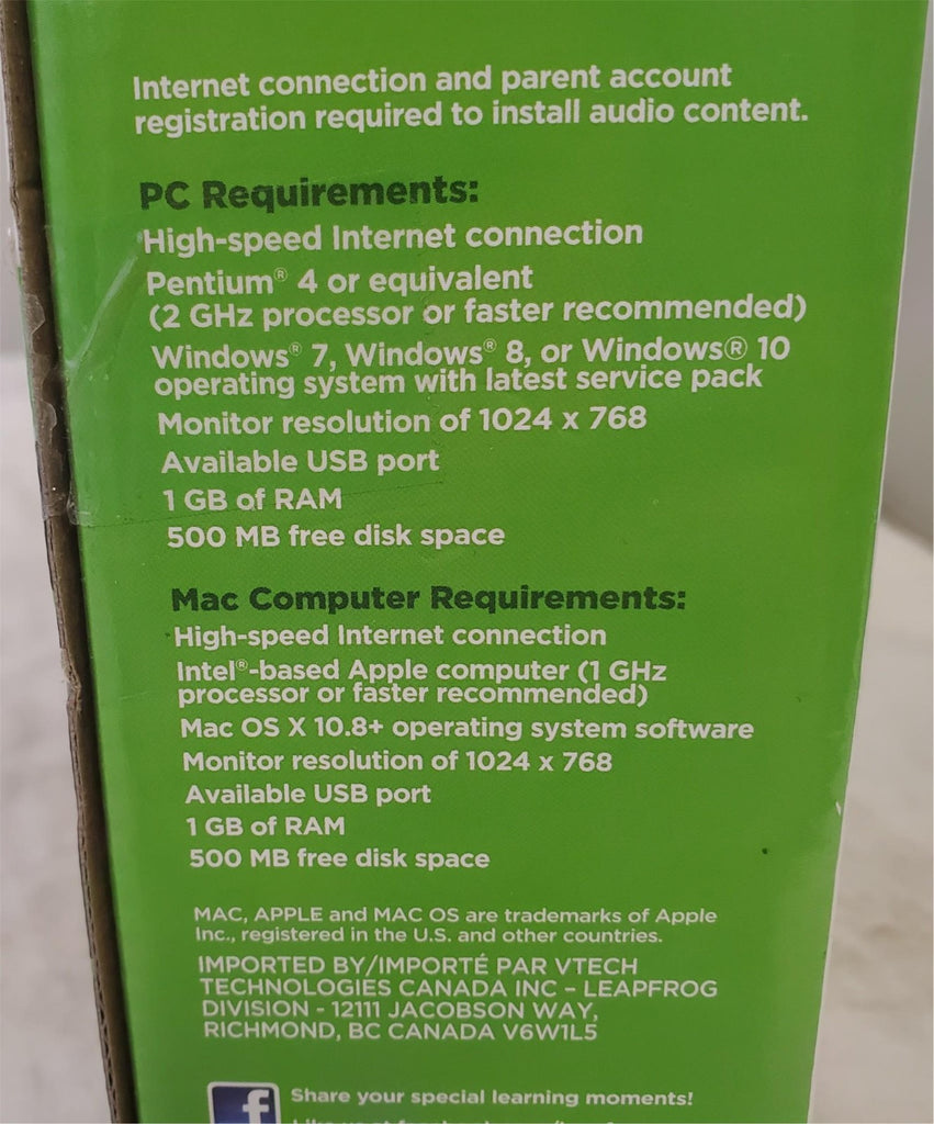 LeapFrog LeapStart Interactive Learning System Kindergarten and 1st Grade