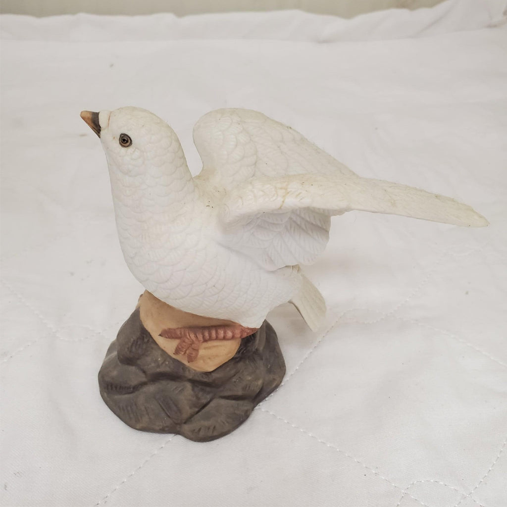 White Dove Ceramic Porcelain Figurine #2