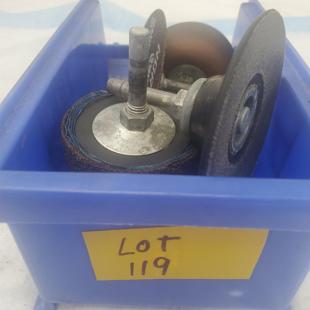 Lot of Osborn Misc. Brand Disc Brush Grinder Sander Attachments