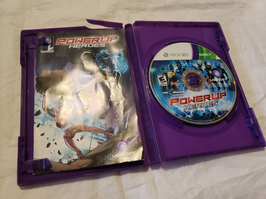 Kinect PowerUp Heroes (Microsoft Xbox 360, 2011 Ubisoft)