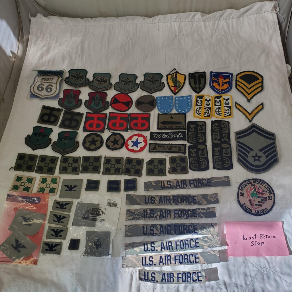 Lot of Assorted US Military Army Air Force Subdued Patches