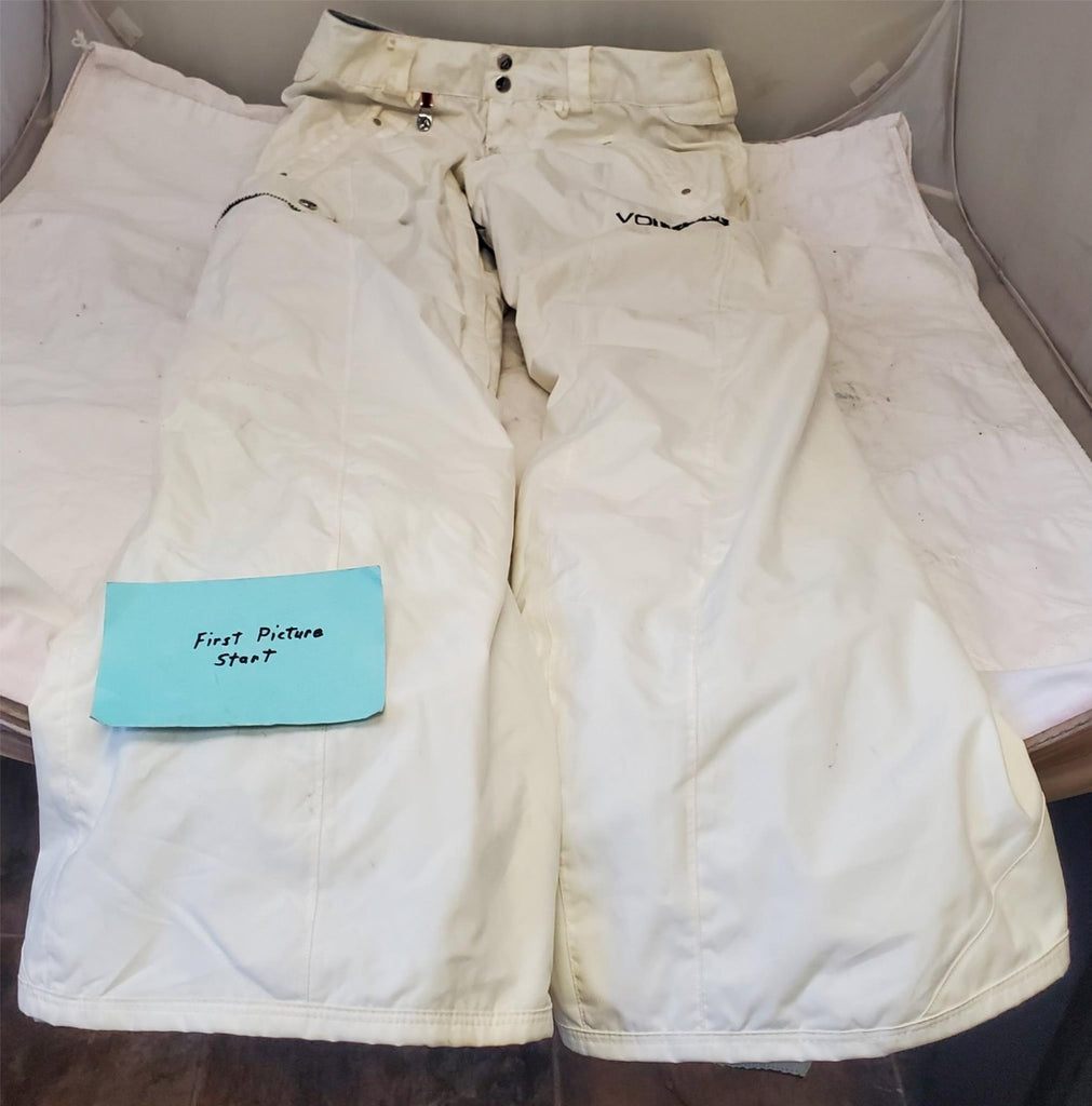 Men's Volcom Slightly Removed Size S White Fluorite Insulated Pant