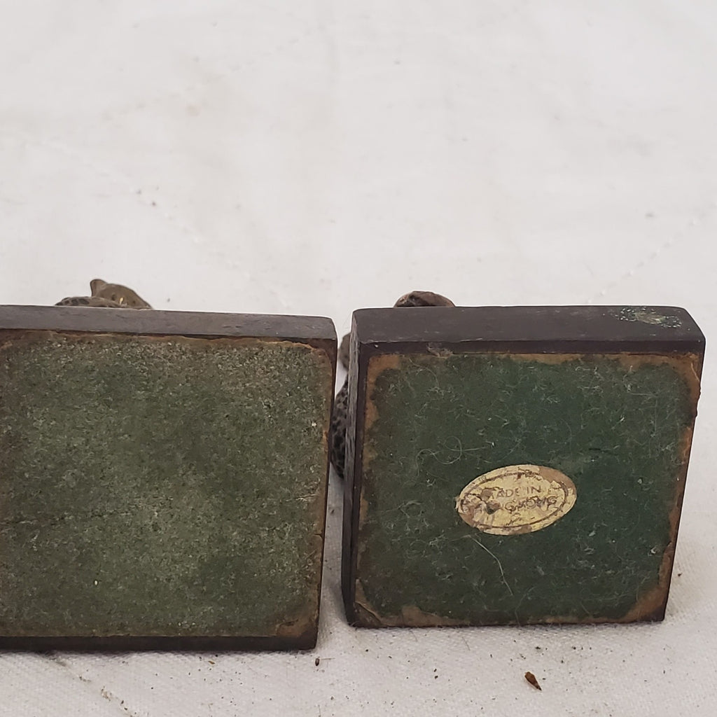 Vintage Pair of Brass Birds Figurine 