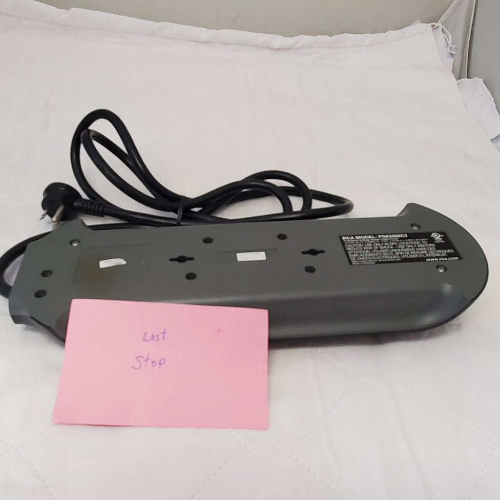 RCA Surge Protector Model PS83202C2 8 Outlet 7 layers of Protection