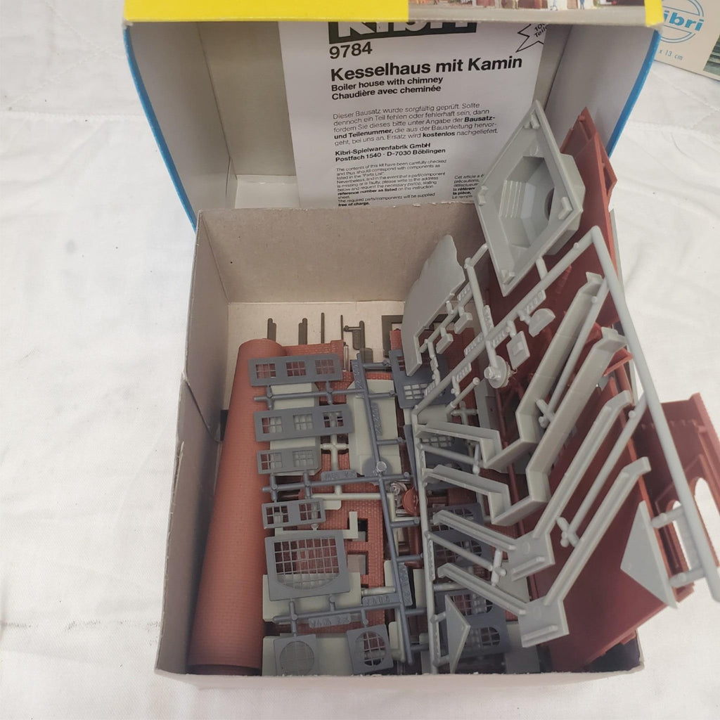 Lot of 4 Vintage HO Scale9784,9602,9782 Kibri Model Power Western Union Building