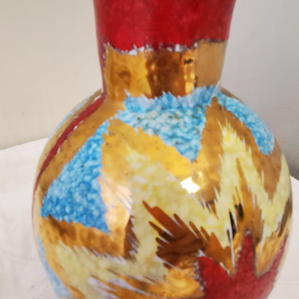 Glass Of Venice Murano Glass Vesuvio Vase