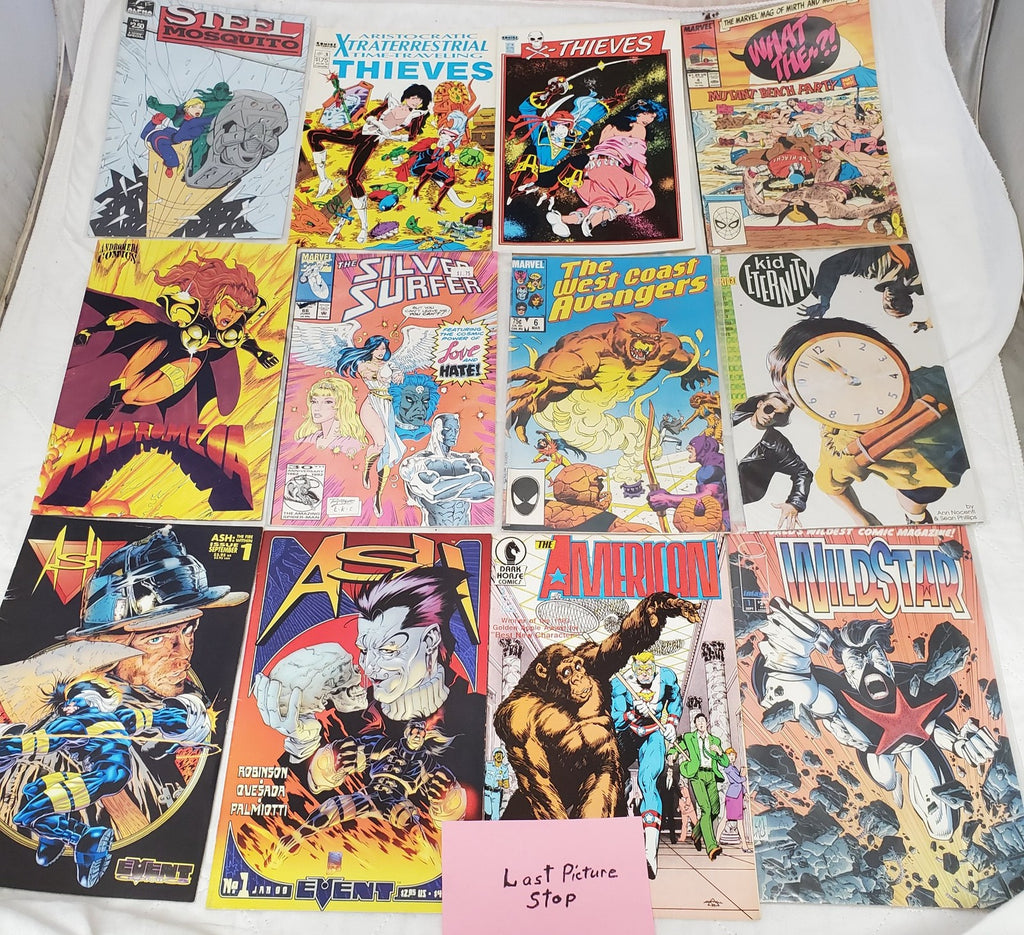 Lot of 12 Steel Mosquito Ash WildStar Marvel & Other Comic Books #12