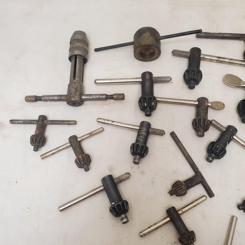 Lot of 37 Assorted Drill Chuck Keys Jacobs & More LOT-817