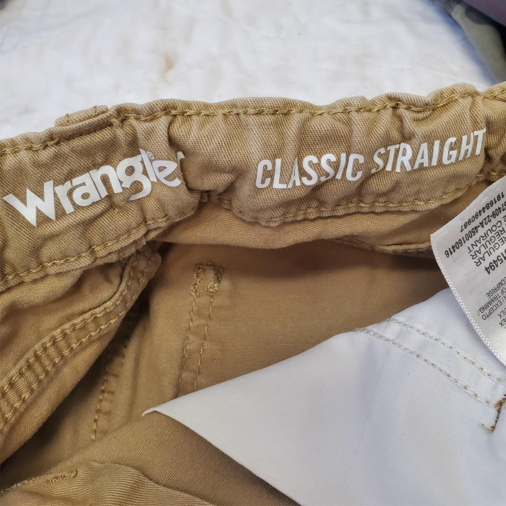 Lot of 5 Wrangler Boys Cargo Bermuda Shorts Size 12, 10