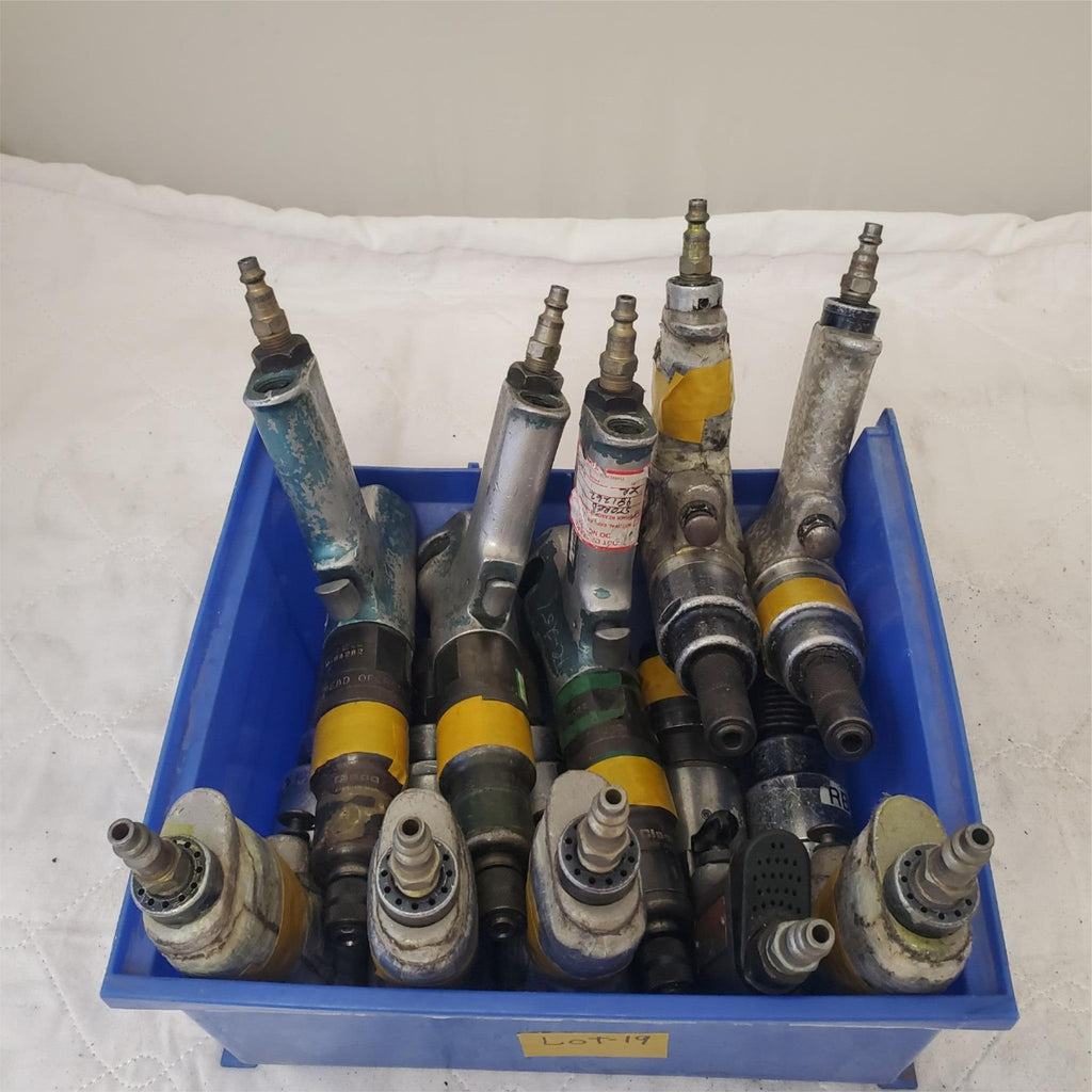 Lot of Cleco Pneumatic Screwdriver/Nutrunner & Rivet Gun Aircraft Tools Lot-19