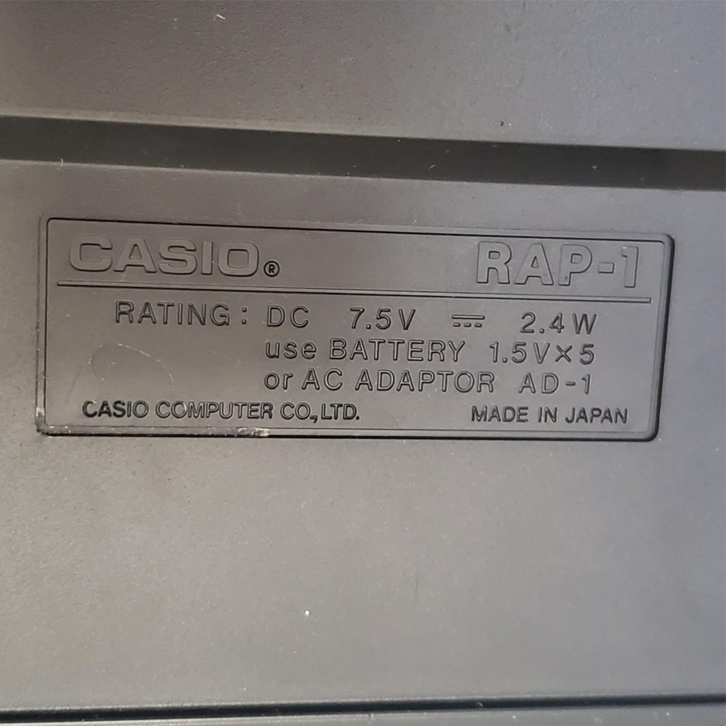 Casio Rapman Yo! The worlds 1st Rap keyboard Microphone included