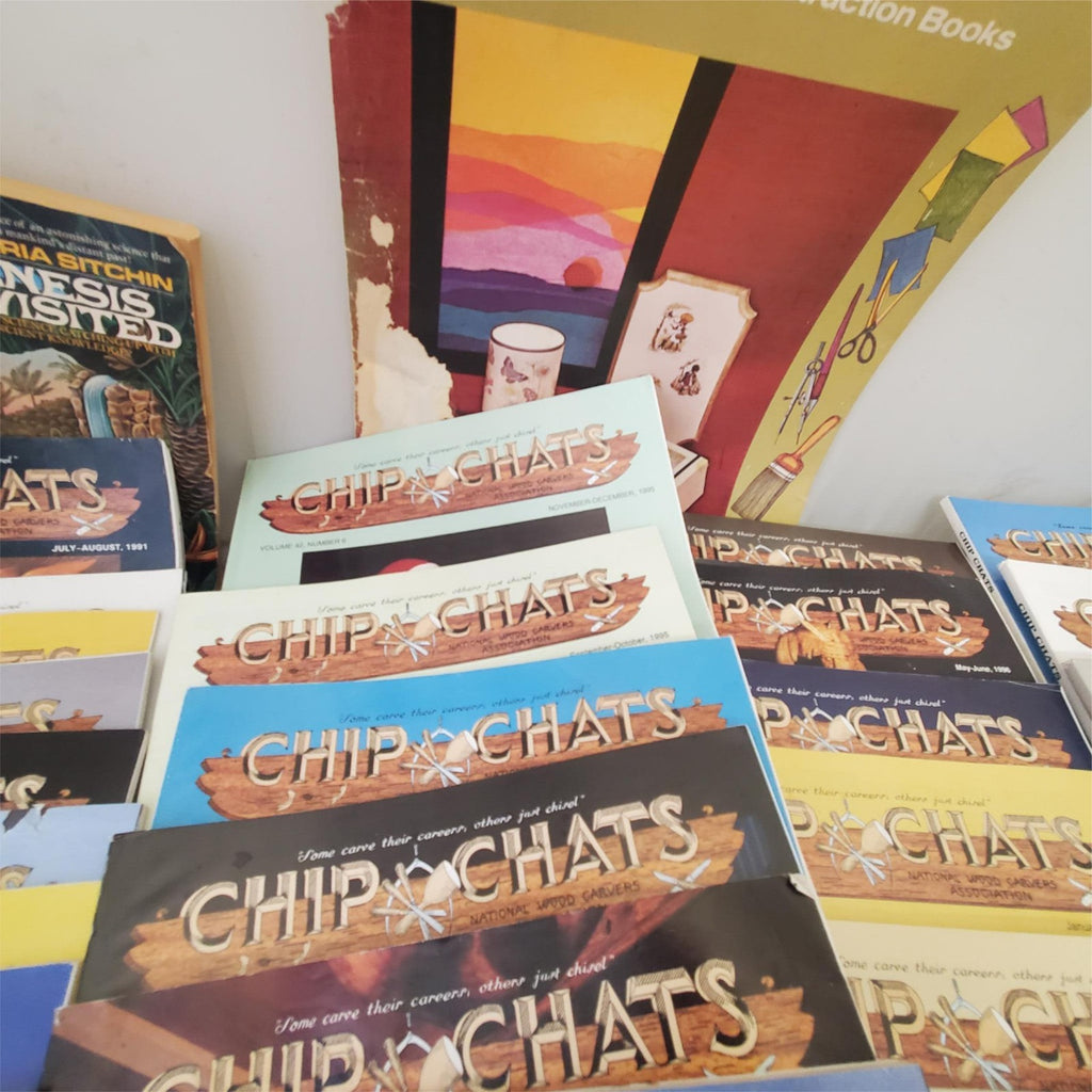 Enjoy Acrylic Art and Crafts Books & Lot Chip Chats Magazines