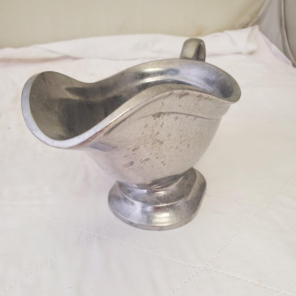 Vintage Wilton Armetale RWP Gravy Boat Footed Serving Sauce