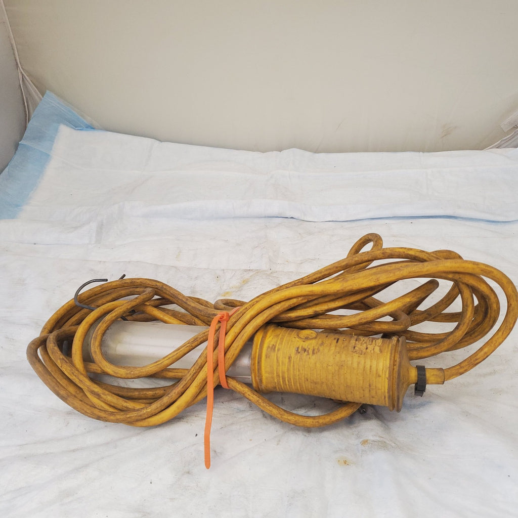 Vintage General Manufacturing Fluorescent Hand Lamp Fluorescent Light - Yellow