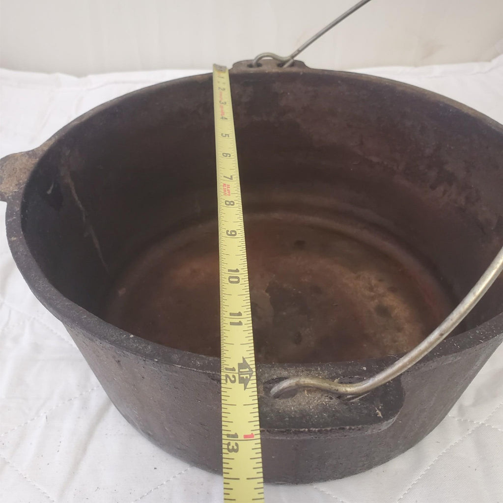 Wagner Ware 5 Qt Cast Iron Dutch Oven Original Handle/Bail